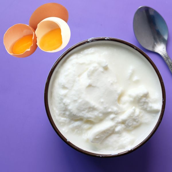 panmath yougurt and egg hair mask